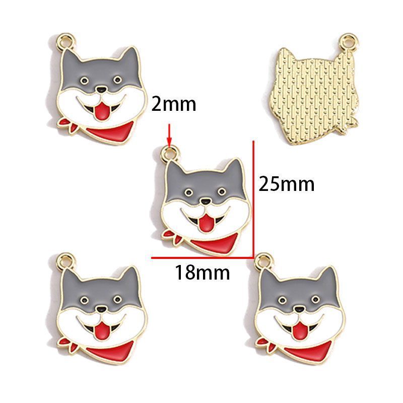 5PCS Cute Pets Collection Charm For Jewelry Making Findings