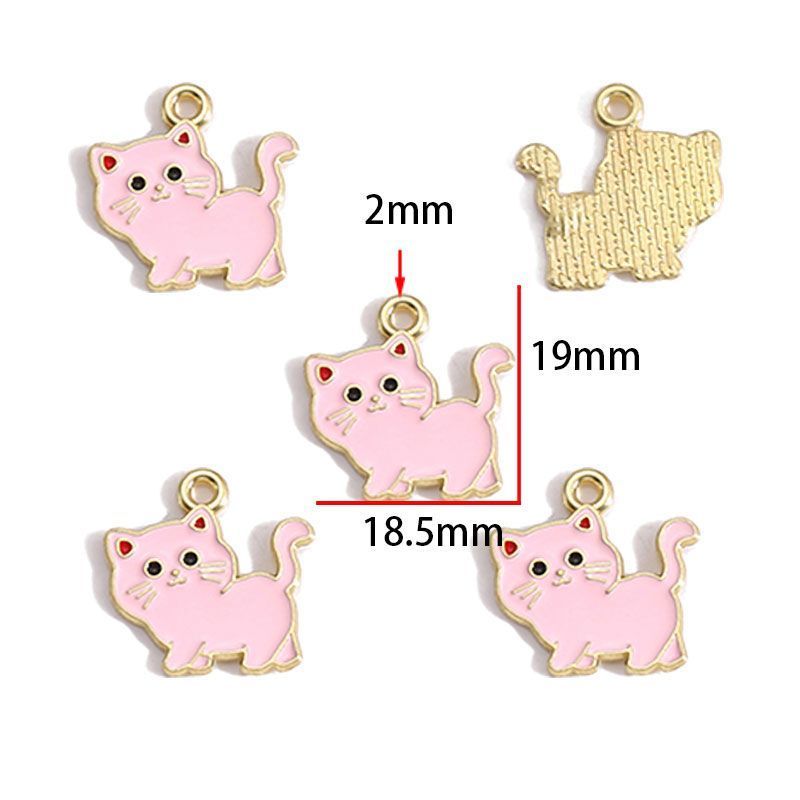 5PCS Cute Pets Collection Charm For Jewelry Making Findings