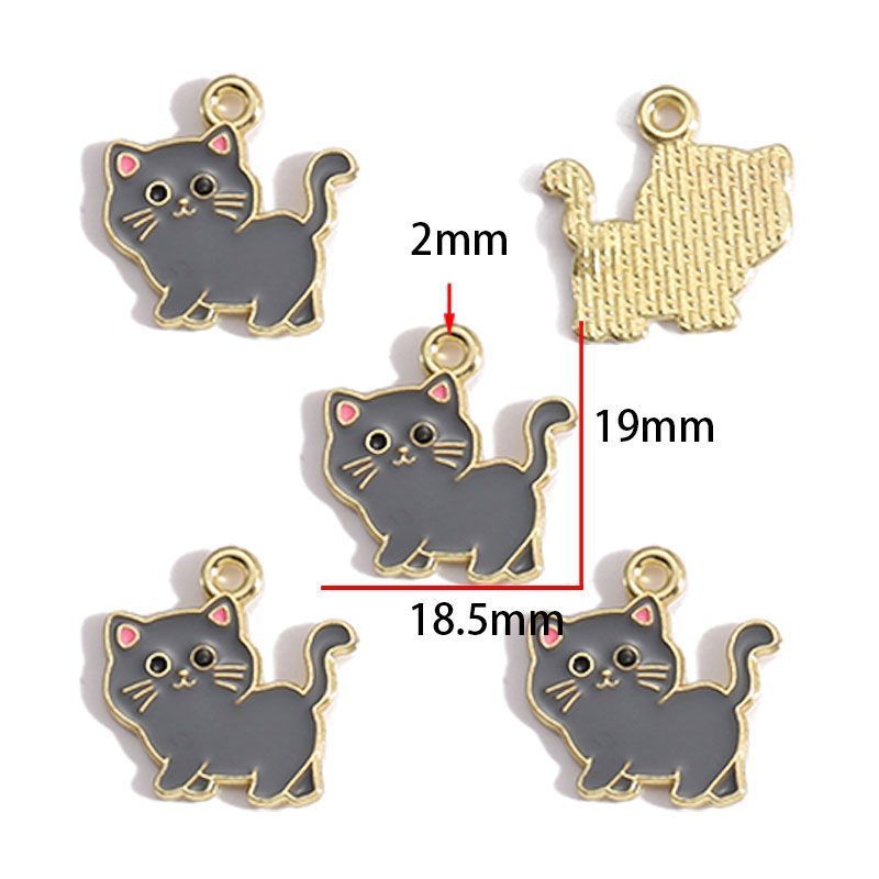 5PCS Cute Pets Collection Charm For Jewelry Making Findings