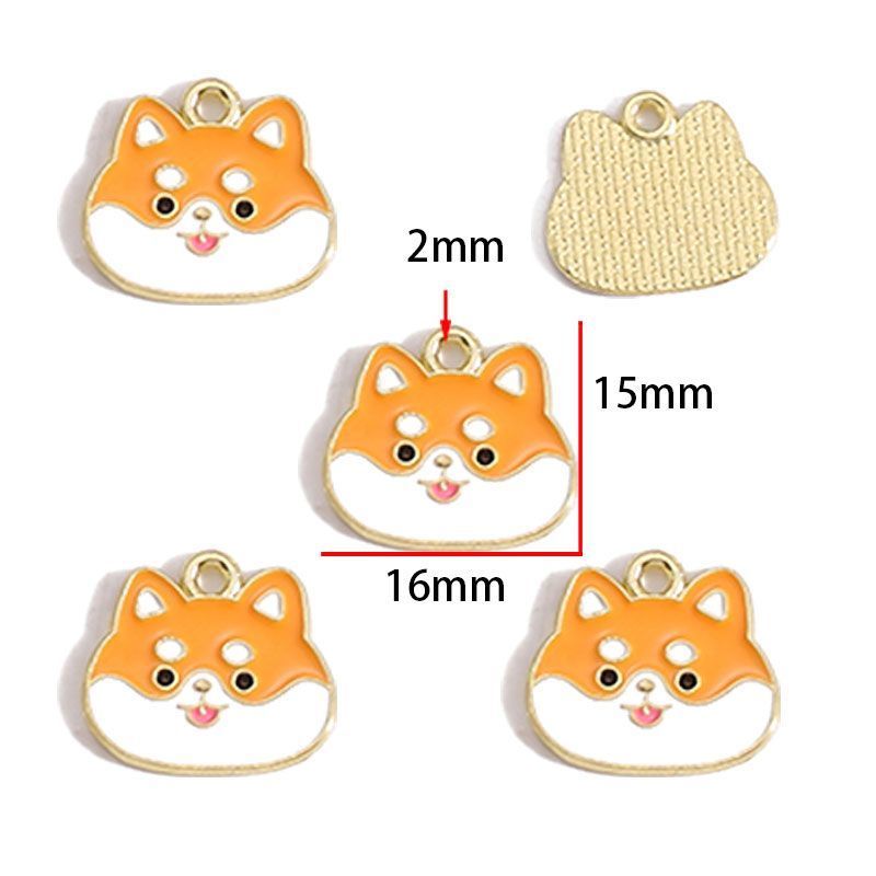5PCS Cute Pets Collection Charm For Jewelry Making Findings