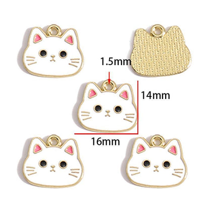 5PCS Cute Pets Collection Charm For Jewelry Making Findings