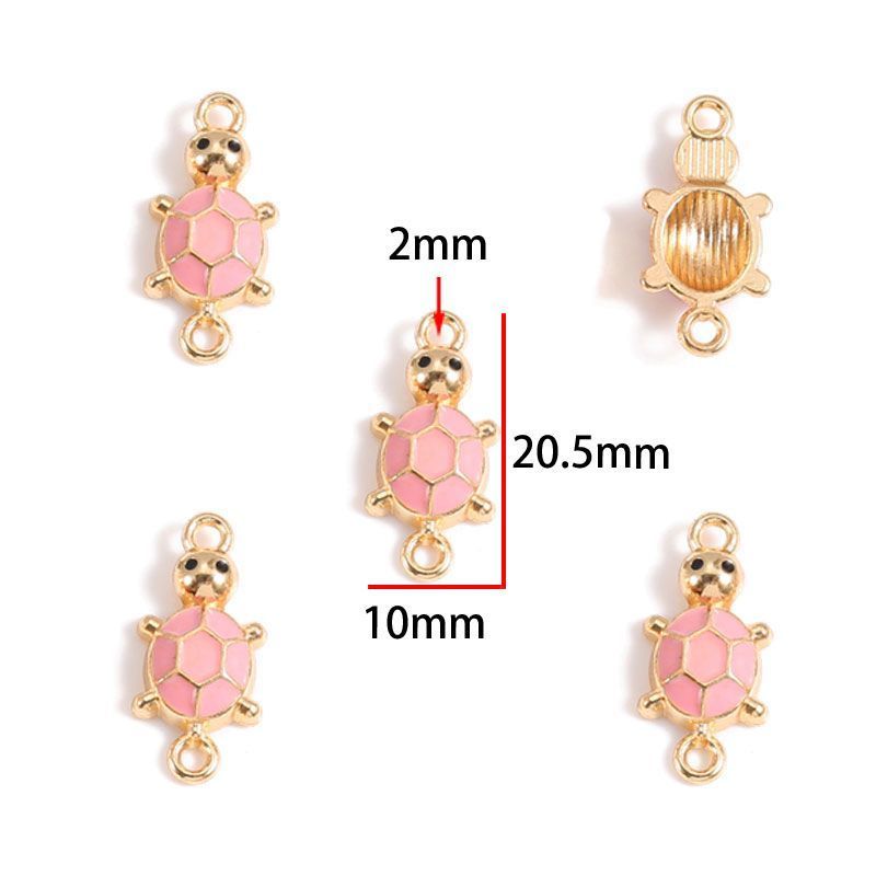 5PCS Colorful Sea Life Charms For Jewelry Making Findings