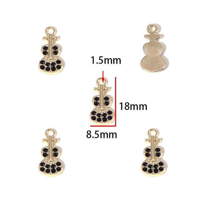 5PCS Ballet Collection Charm for Jewelry Making Findings