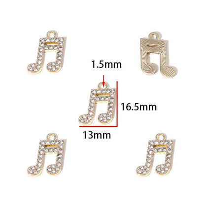 5PCS Ballet Collection Charm for Jewelry Making Findings