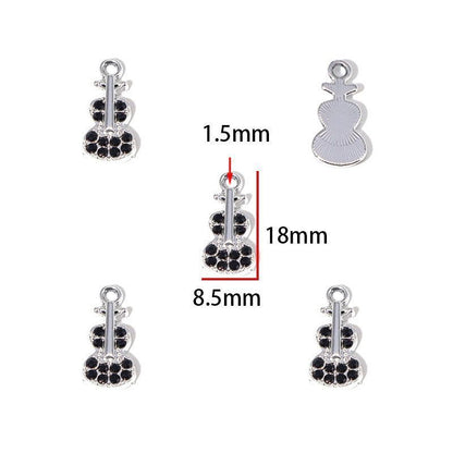 5PCS Ballet Collection Charm for Jewelry Making Findings