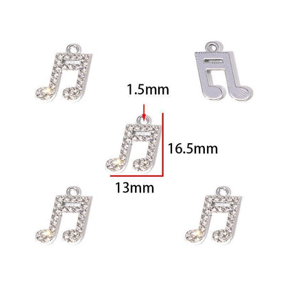 5PCS Ballet Collection Charm for Jewelry Making Findings