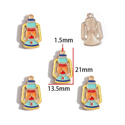 1PCS Camping Theme Charm for Jewelry Making Findings