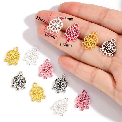 10PCS Dream Catcher Connector for Jewelry Making Findings 12x17mm