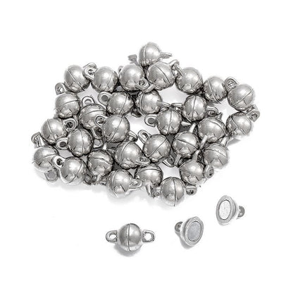 2PCS Colorful Ball Shape Clasps for Jewelry Making Findings 8x8mm