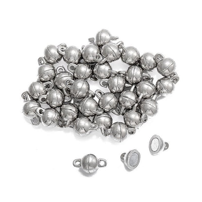 2PCS Colorful Ball Shape Clasps for Jewelry Making Findings 8x8mm