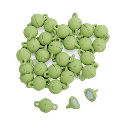 2PCS Colorful Ball Shape Clasps for Jewelry Making Findings 8x8mm