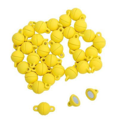 2PCS Colorful Ball Shape Clasps for Jewelry Making Findings 8x8mm