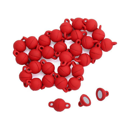 2PCS Colorful Ball Shape Clasps for Jewelry Making Findings 8x8mm