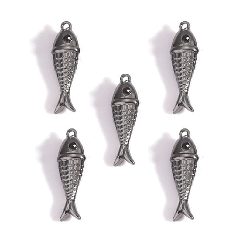 1PCS Fish Charm for Jewelry Making Findings 8x26mm