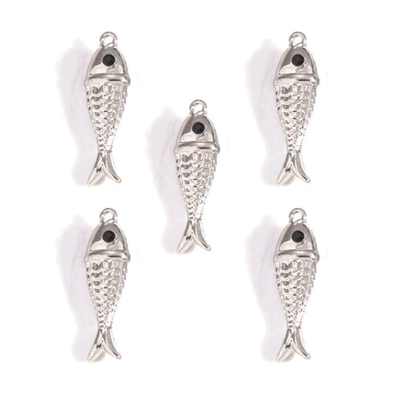 1PCS Fish Charm for Jewelry Making Findings 8x26mm