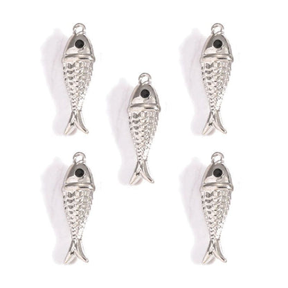 1PCS Fish Charm for Jewelry Making Findings 8x26mm