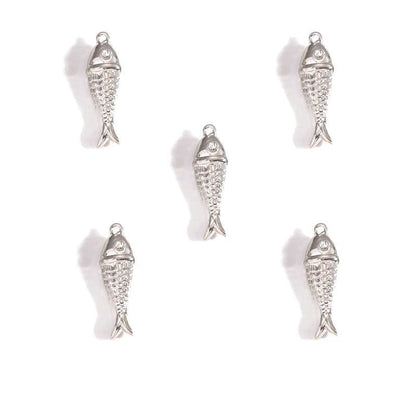 1PCS Fish Charm for Jewelry Making Findings 8x26mm