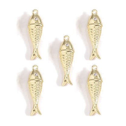 1PCS Fish Charm for Jewelry Making Findings 8x26mm