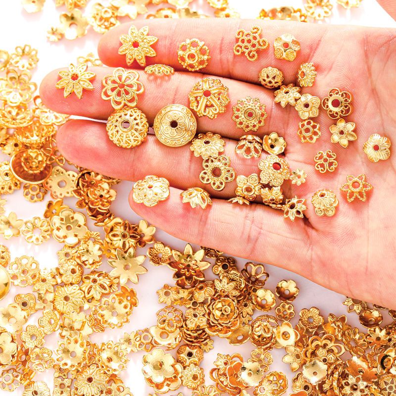 20PCS Different Flower Shape Cap for Jewelry Making Findings