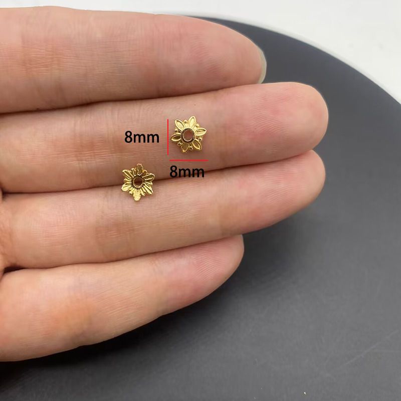 20PCS Different Flower Shape Cap for Jewelry Making Findings