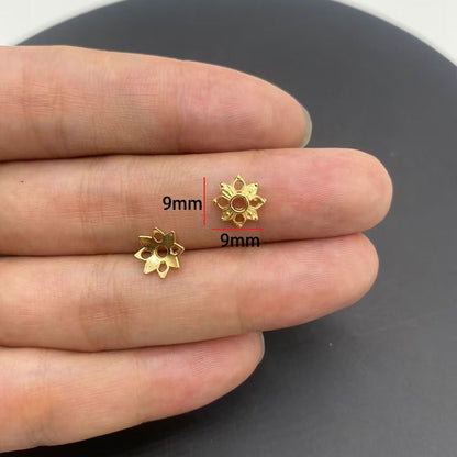 20PCS Different Flower Shape Cap for Jewelry Making Findings