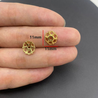 20PCS Different Flower Shape Cap for Jewelry Making Findings