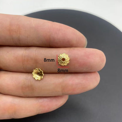 20PCS Different Flower Shape Cap for Jewelry Making Findings
