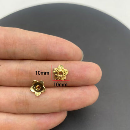 20PCS Different Flower Shape Cap for Jewelry Making Findings