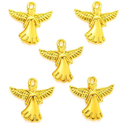 10PCS Angel Charm for Jewelry Making Findings 20x20mm