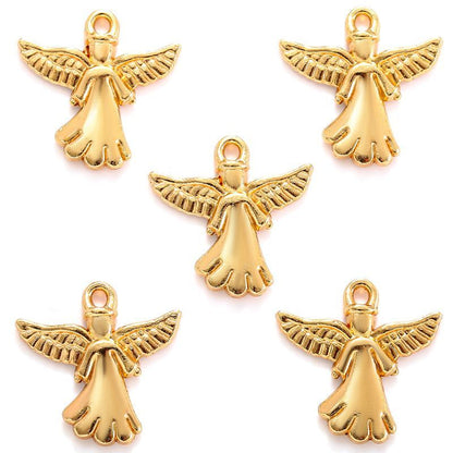 10PCS Angel Charm for Jewelry Making Findings 20x20mm