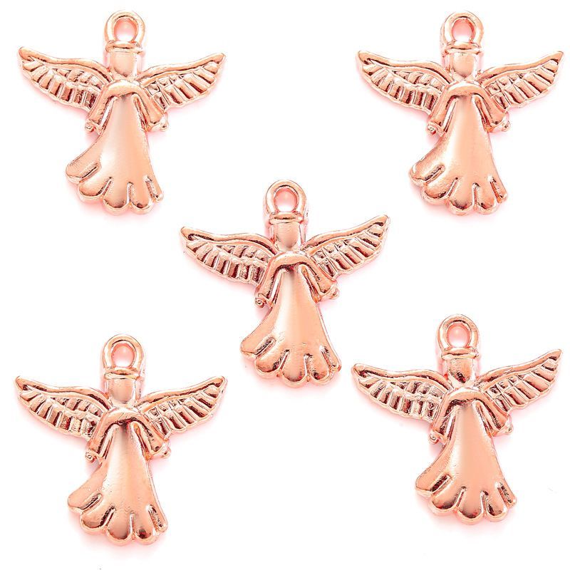 10PCS Angel Charm for Jewelry Making Findings 20x20mm