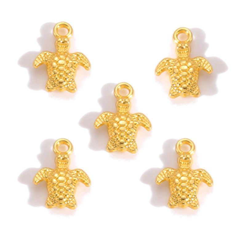 10PCS Sea Turtle Charm for Jewelry Making Findings 10x13mm