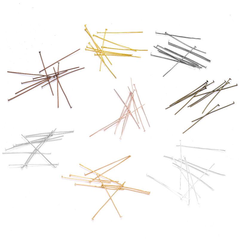 200PCS Flat Head Pin for Jewelry Making Findings