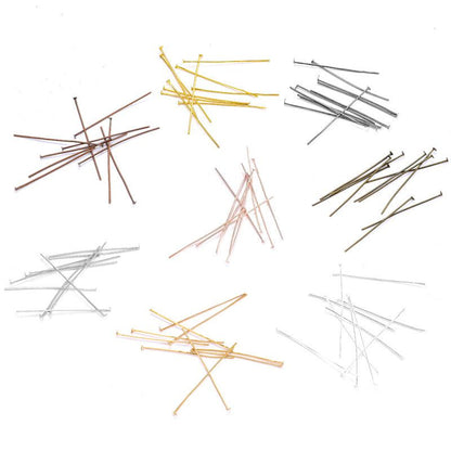 200PCS Flat Head Pin for Jewelry Making Findings