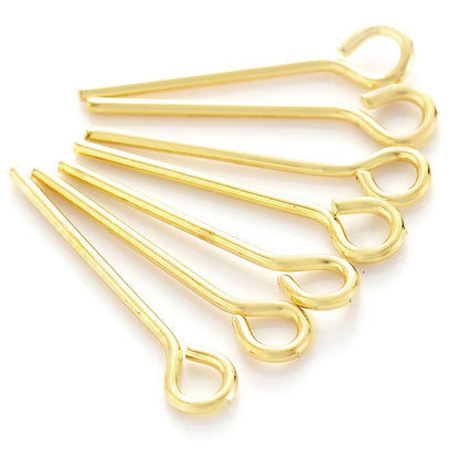 200PCS Open Eye Head Pin for Jewelry Making Findings