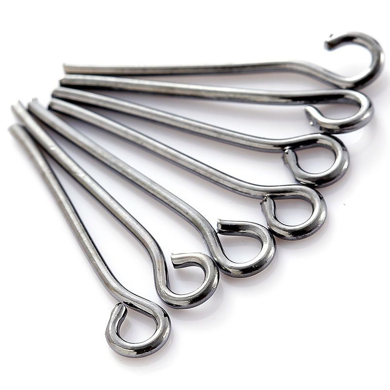 200PCS Open Eye Head Pin for Jewelry Making Findings