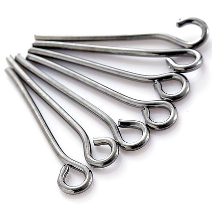 200PCS Open Eye Head Pin for Jewelry Making Findings