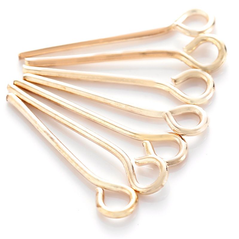 200PCS Open Eye Head Pin for Jewelry Making Findings