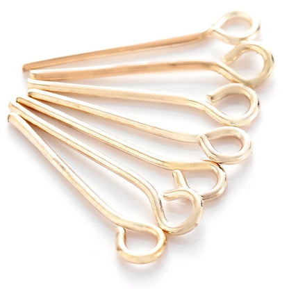 200PCS Open Eye Head Pin for Jewelry Making Findings