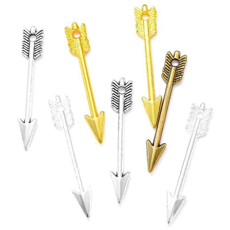 10PCS Arrow Charm for Jewelry Making Findings 5x30mm