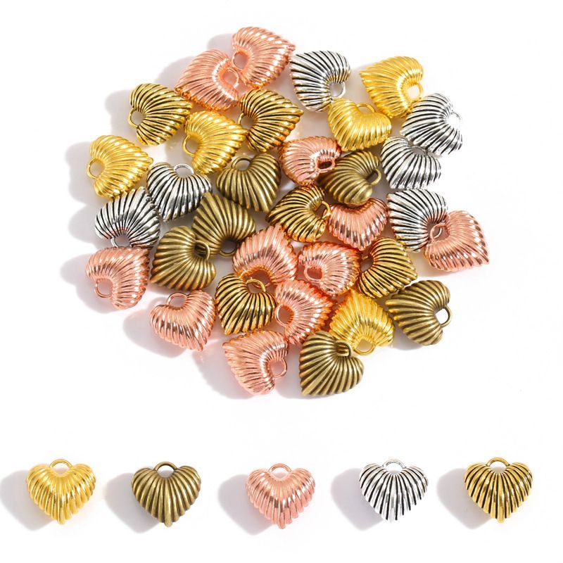 10PCS 3DLove Charm for Jewelry Making Findings 13x13mm