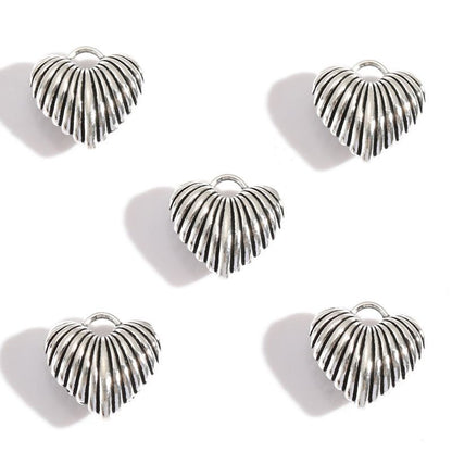 10PCS 3DLove Charm for Jewelry Making Findings 13x13mm