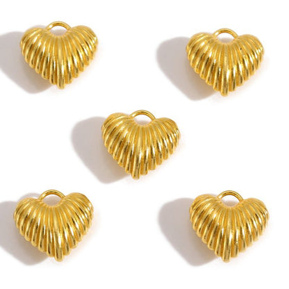 10PCS 3DLove Charm for Jewelry Making Findings 13x13mm