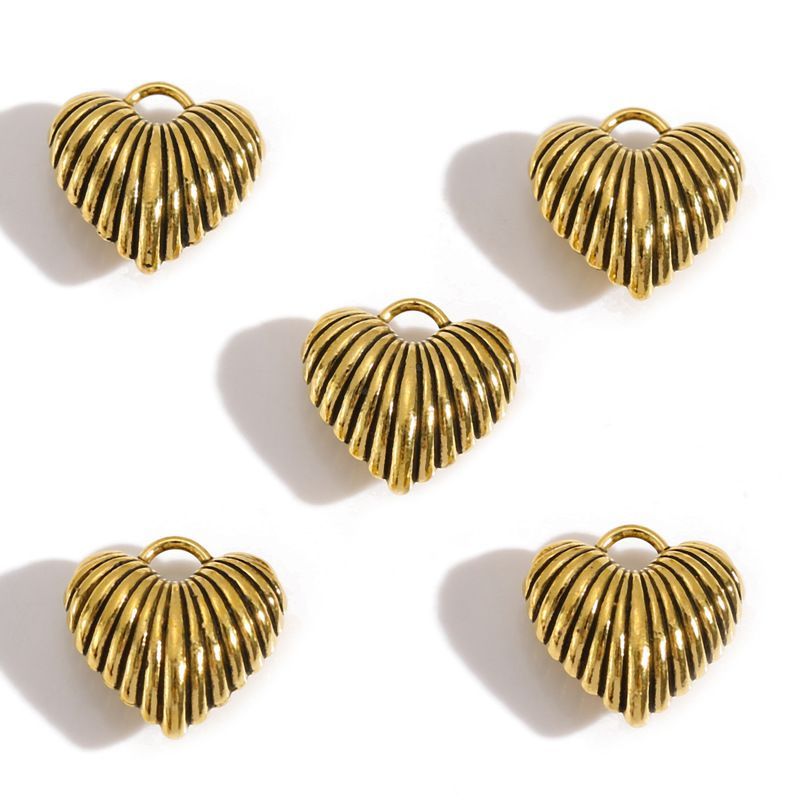 10PCS 3DLove Charm for Jewelry Making Findings 13x13mm