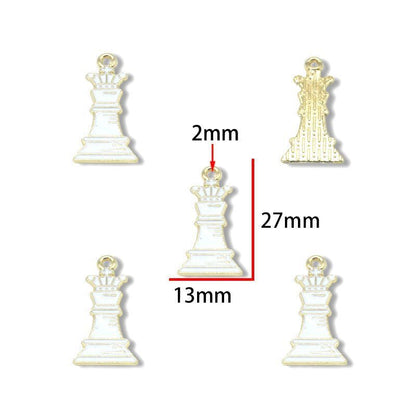 5PCS Chess Collection Charm for Jewelry Making Findings