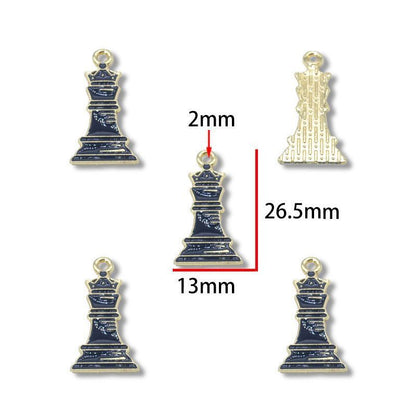 5PCS Chess Collection Charm for Jewelry Making Findings