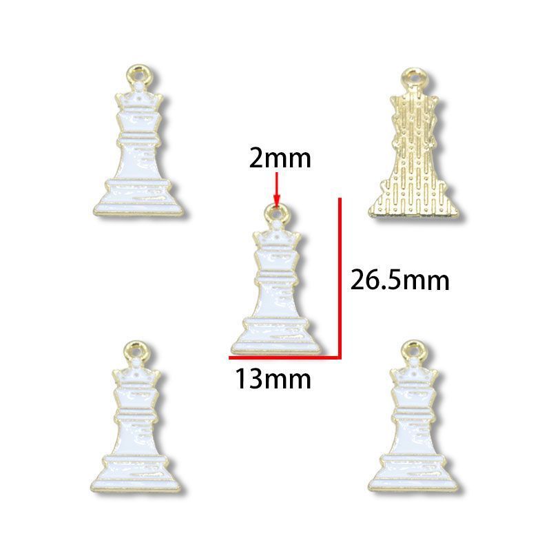 5PCS Chess Collection Charm for Jewelry Making Findings