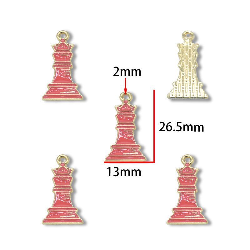 5PCS Chess Collection Charm for Jewelry Making Findings