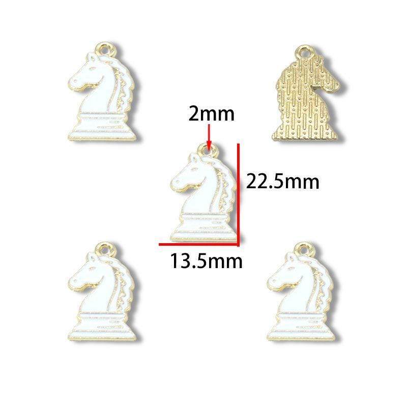 5PCS Chess Collection Charm for Jewelry Making Findings