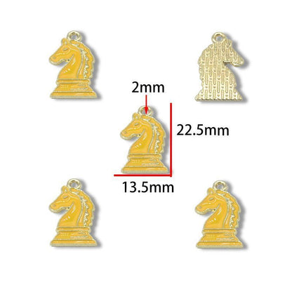 5PCS Chess Collection Charm for Jewelry Making Findings